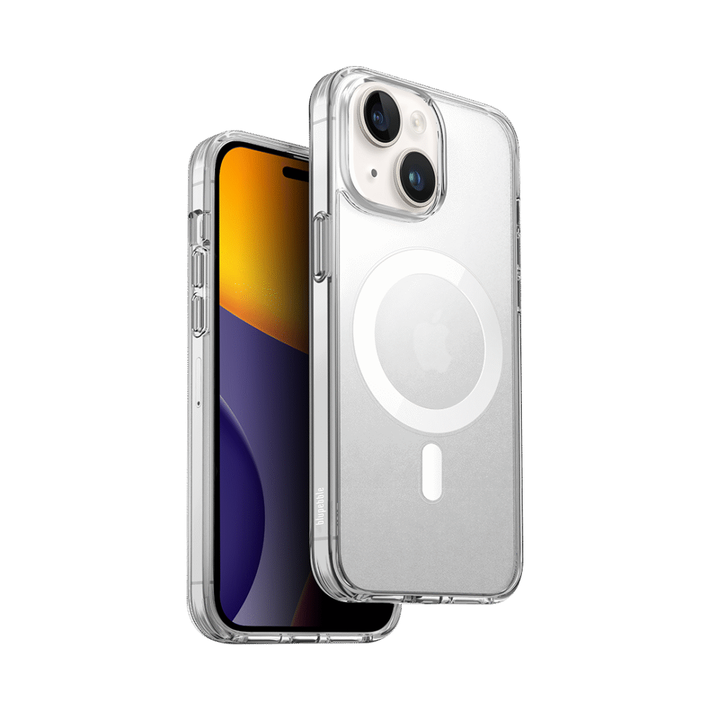 Hybrid Crystal Clear Cover Compatible with MagSafe For iPhone 15 - Image 2