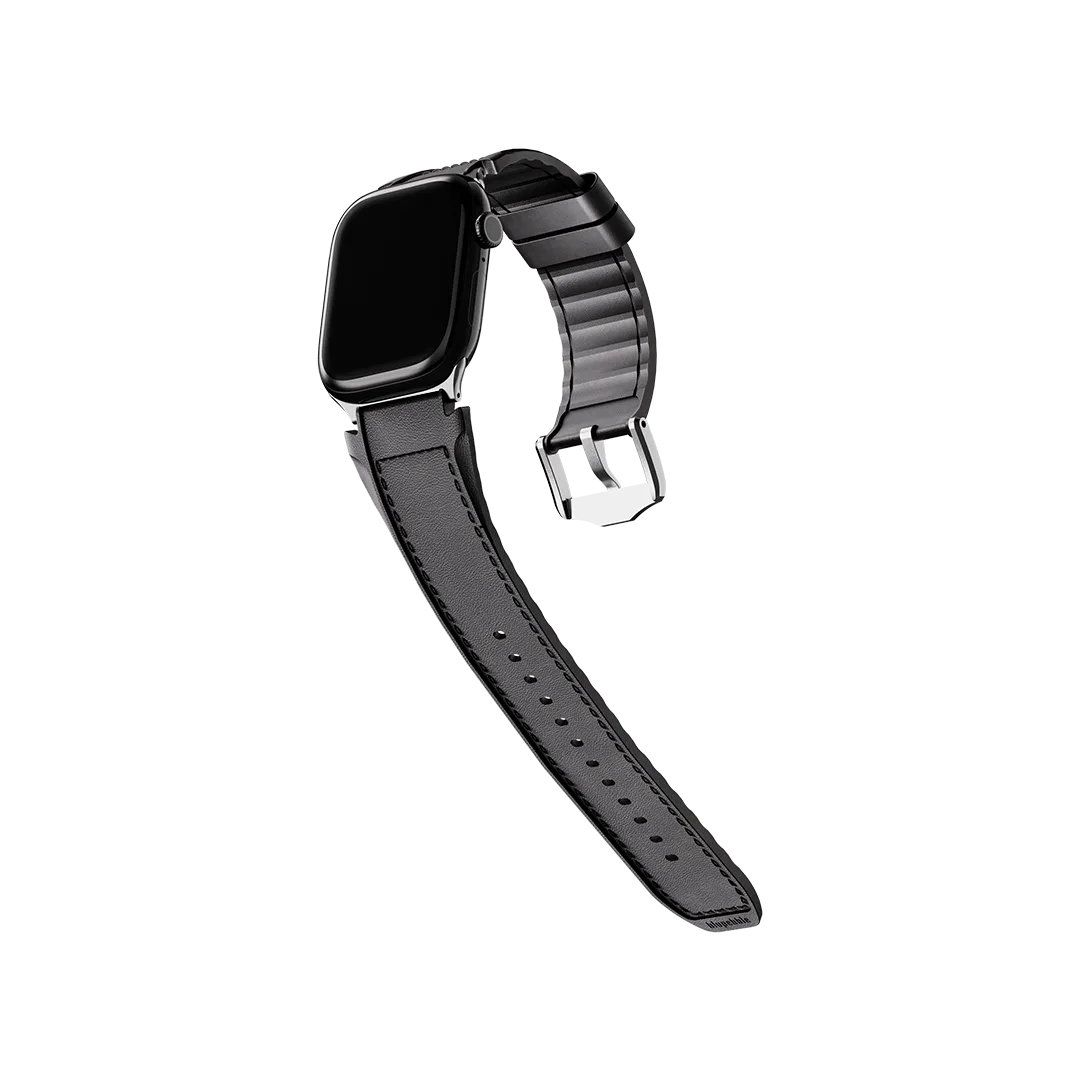 Leathrix Faux Leather Watch Band