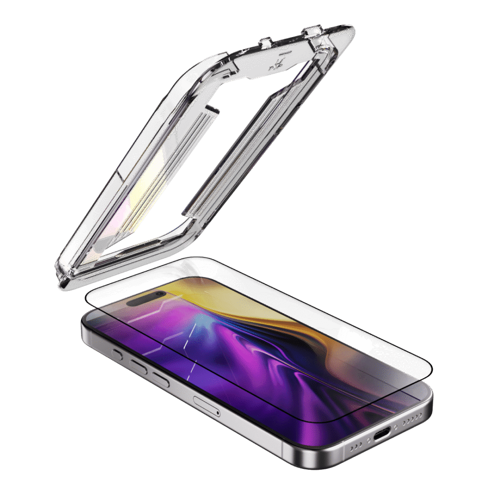 Graphene Rock Series Tempered Glass 2.5D Screen Protector For iPhone 17
