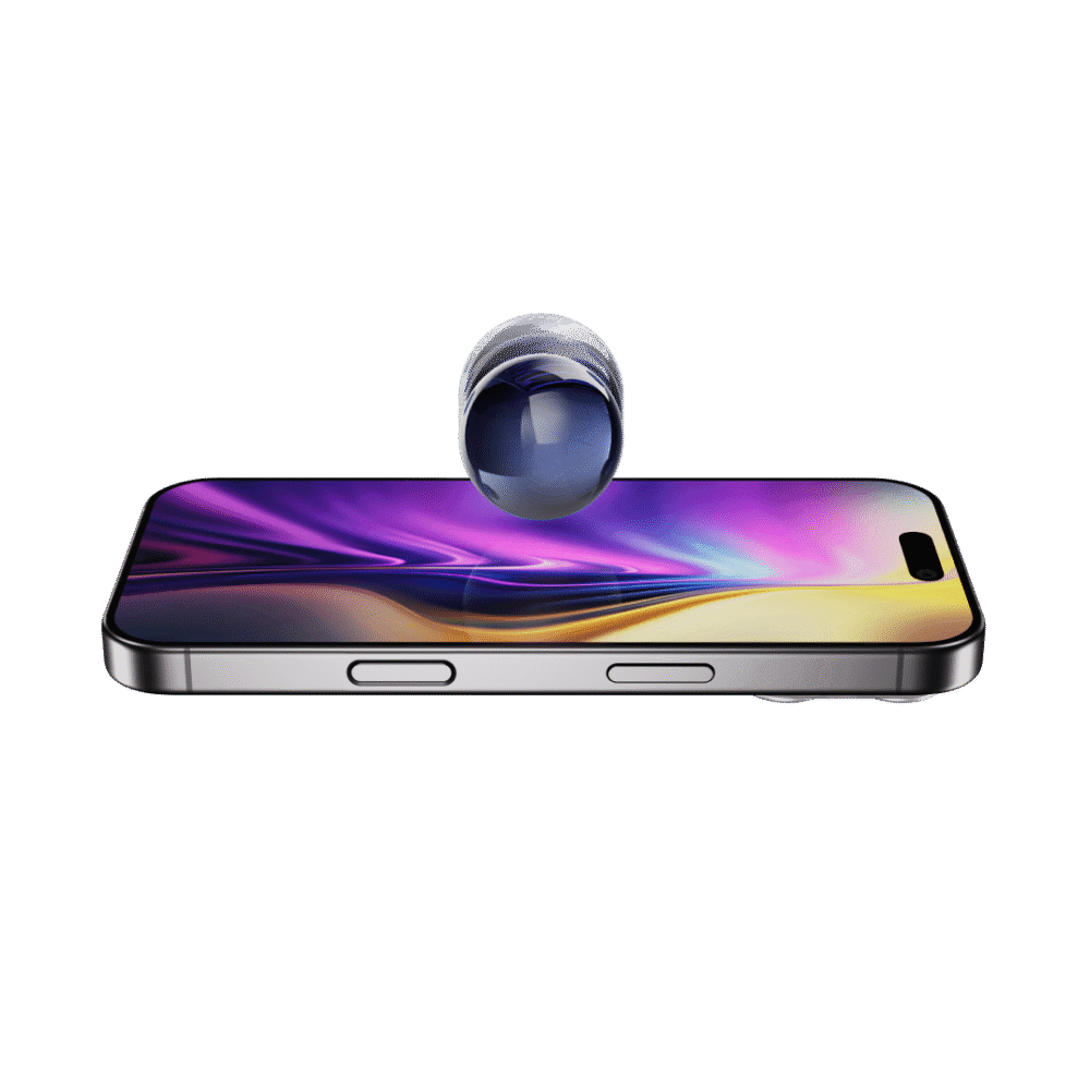 Graphene Rock Series Tempered Glass 2.5D Clear Screen Protector For iPhone 17 Series - Image 3