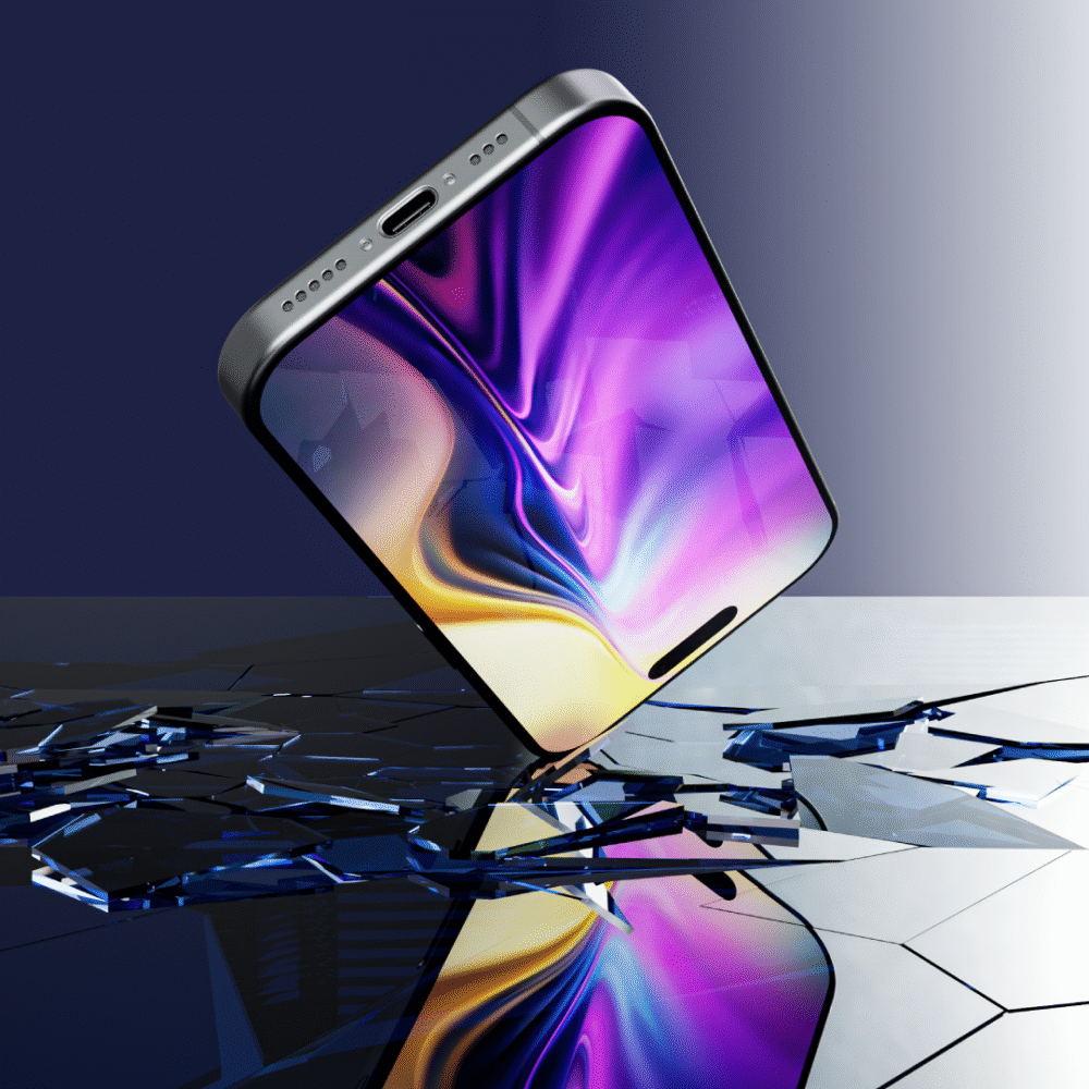 Graphene Rock Series Tempered Glass 2.5D Clear Screen Protector For iPhone 17 Series - Image 5
