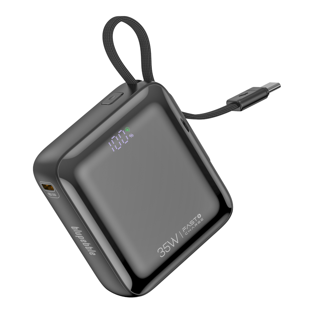 LinkPod Mini 35W 10000mAh Power Bank with Retractable Cable